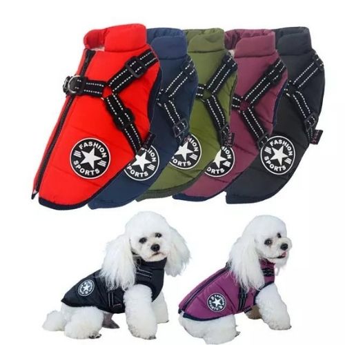 Waterproof Dog Harness Jacket - Warm, Dry & Ready for Any Weather