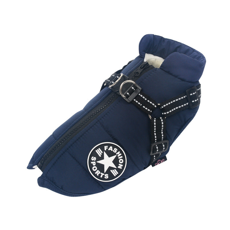 Waterproof Dog Harness Jacket  - Warm, Dry & Ready for Any Weather