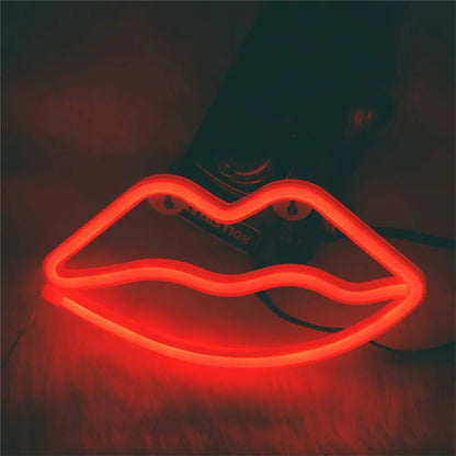 LED neonhängande nattskyltar