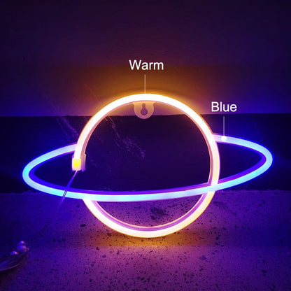 LED neonhängande nattskyltar