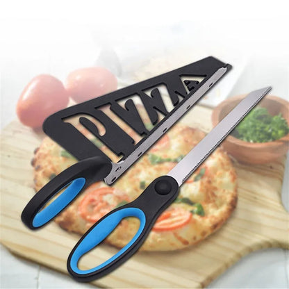 Pizza Scissors With Server Tray