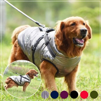 Waterproof Dog Harness Jacket  - Warm, Dry & Ready for Any Weather
