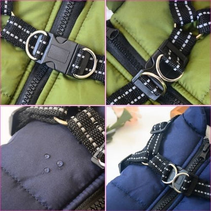 Waterproof Dog Harness Jacket  - Warm, Dry & Ready for Any Weather
