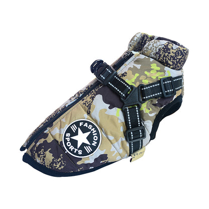 Waterproof Dog Harness Jacket  - Warm, Dry & Ready for Any Weather