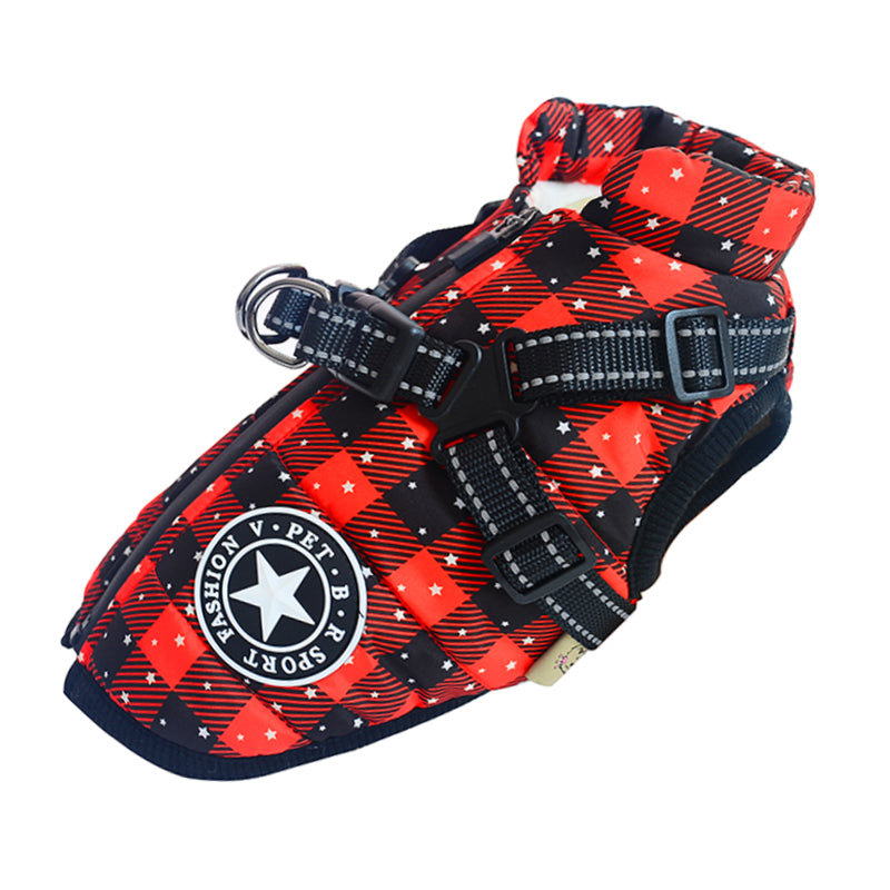 Waterproof Dog Harness Jacket  - Warm, Dry & Ready for Any Weather